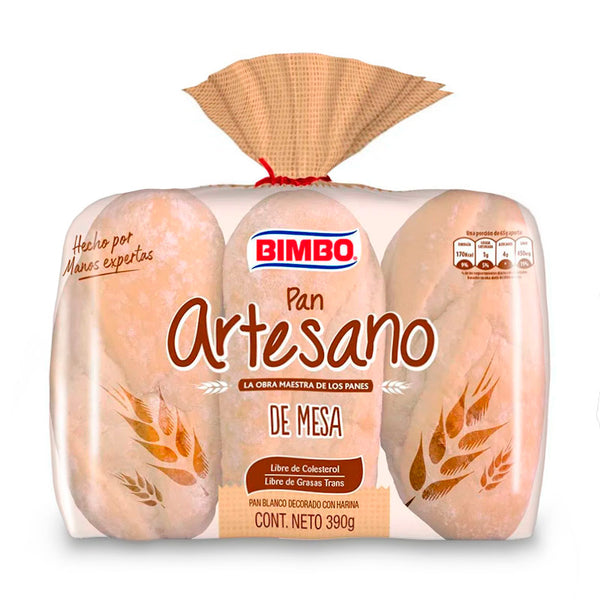 PAN ARTESANO BIMBO 390G MESA